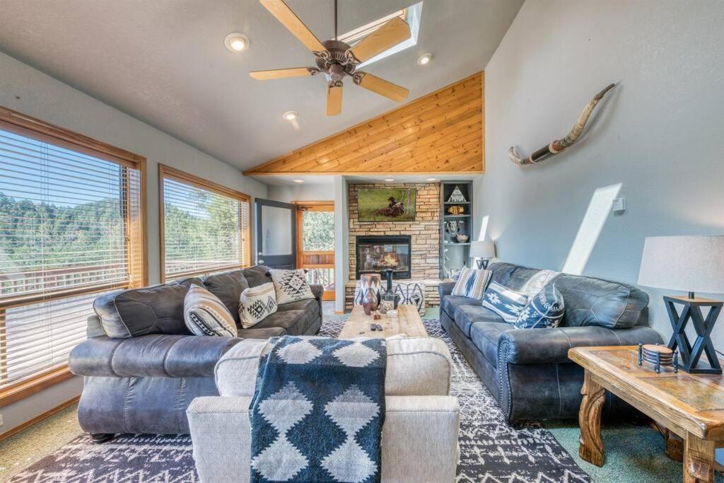 Perk Canyon Hidden Acres-Hot Tub-Gas Fireplace Ruidoso Exterior foto