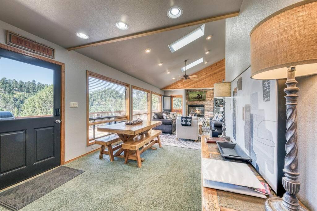 Perk Canyon Hidden Acres-Hot Tub-Gas Fireplace Ruidoso Exterior foto